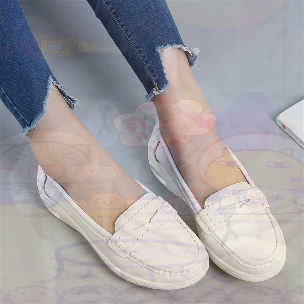 Classic Tech Office Number - Sepatu Ukuran Besar Wanita Slip-On Lembut