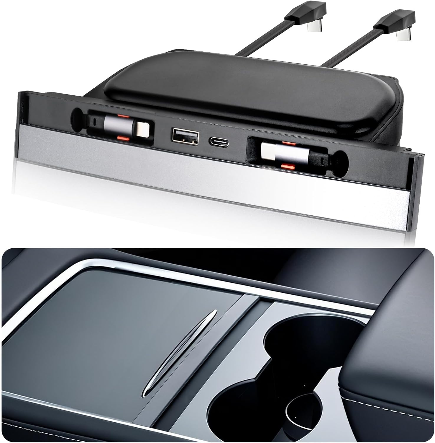 Multi Port Usb Hub - Hub USB untuk Tesla Model Y