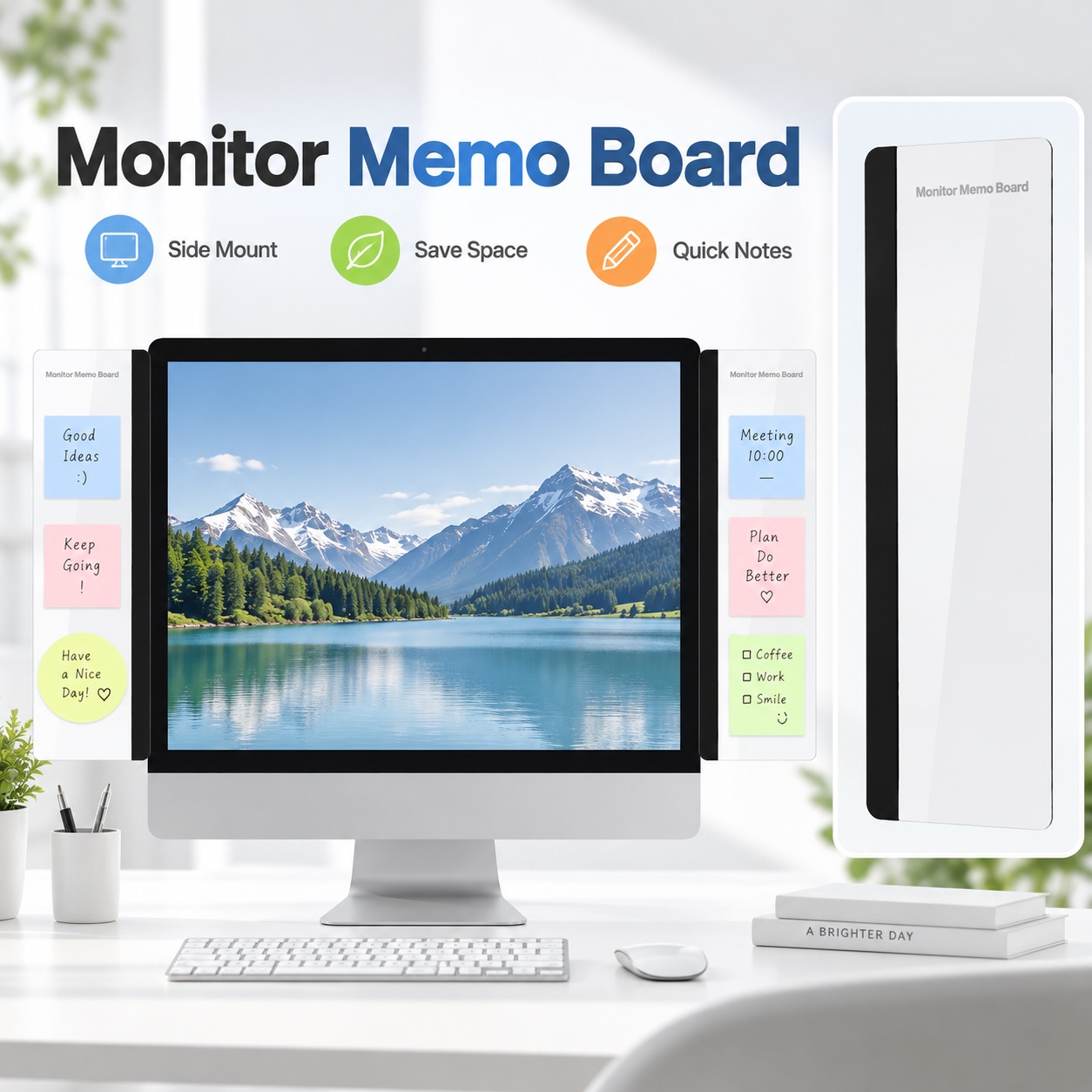 Papan Memo Monitor dengan Klip - Document Holder Monitor ulasan dan harga