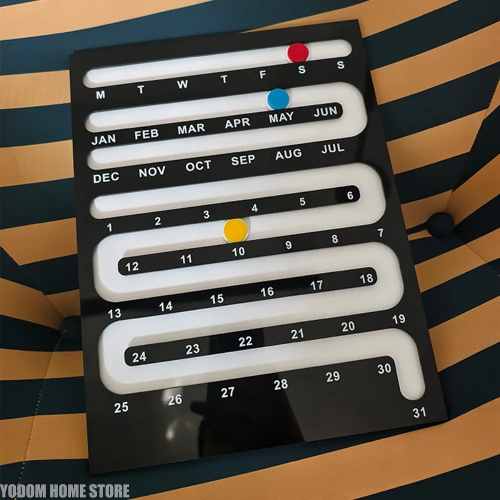 Kalender Abadi Akrilik Nordik  - Office Tech Gadgets ulasan dan harga