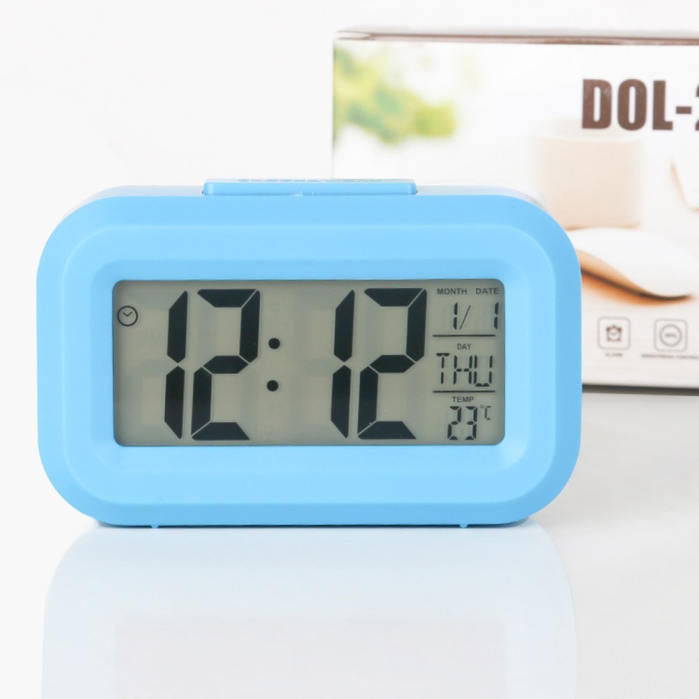 Jam Alarm Digital Layar LCD La - Office Tech Gadgets ulasan dan harga