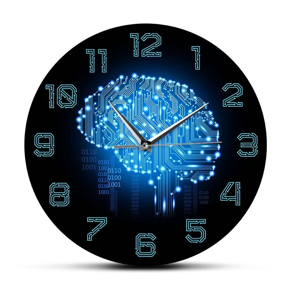 Jam Dinding Tech Brain Kode Bi - The Office It Tech ulasan dan harga