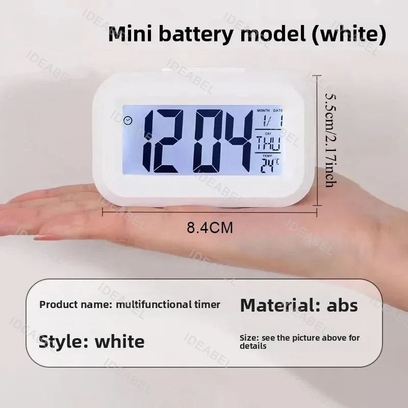 Jam Alarm Digital LED dengan L - Office Tech Gadgets ulasan dan harga