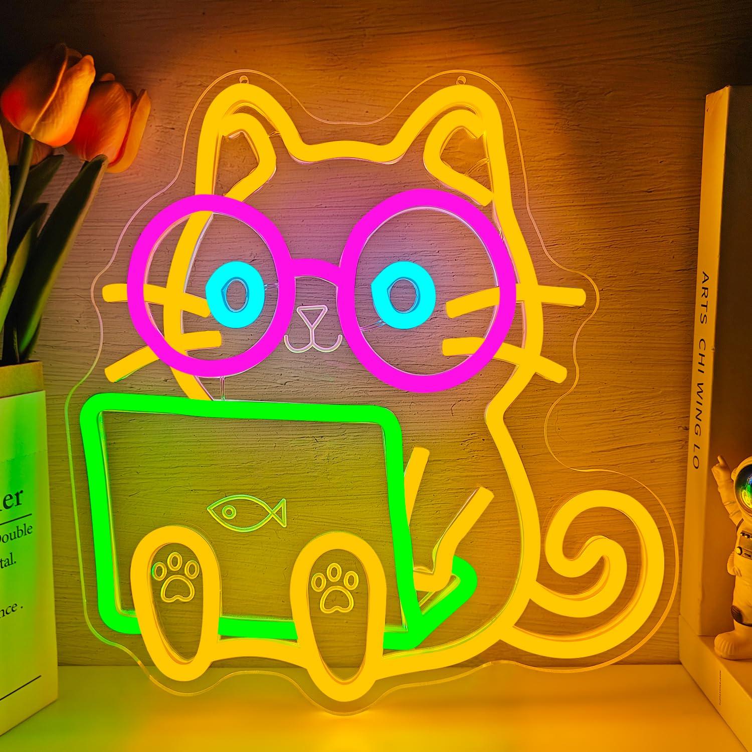 Lampu LED USB Neon Sign Laptop - The Office It Tech ulasan dan harga