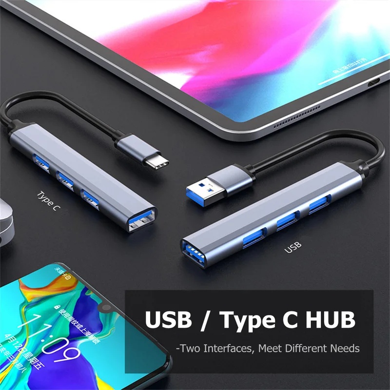 4-Port USB-C Hub 3.0/3.1-Multi - Multi Port Usb Hub ulasan dan harga
