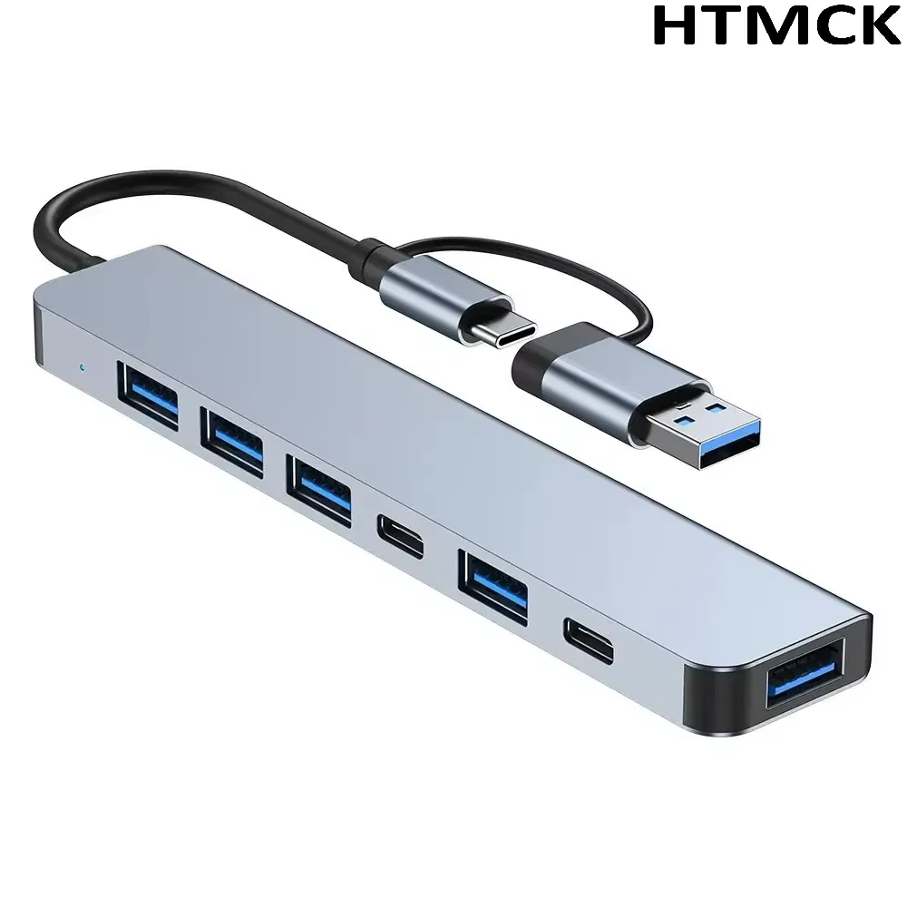 Hub USB C 8 in 2 Multi Port Do - Multi Port Usb Hub ulasan dan harga