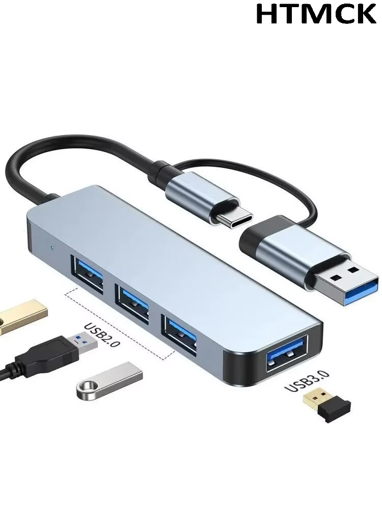 Hub USB C 8 in 2 Multi Port Do - Multi Port Usb Hub ulasan dan harga
