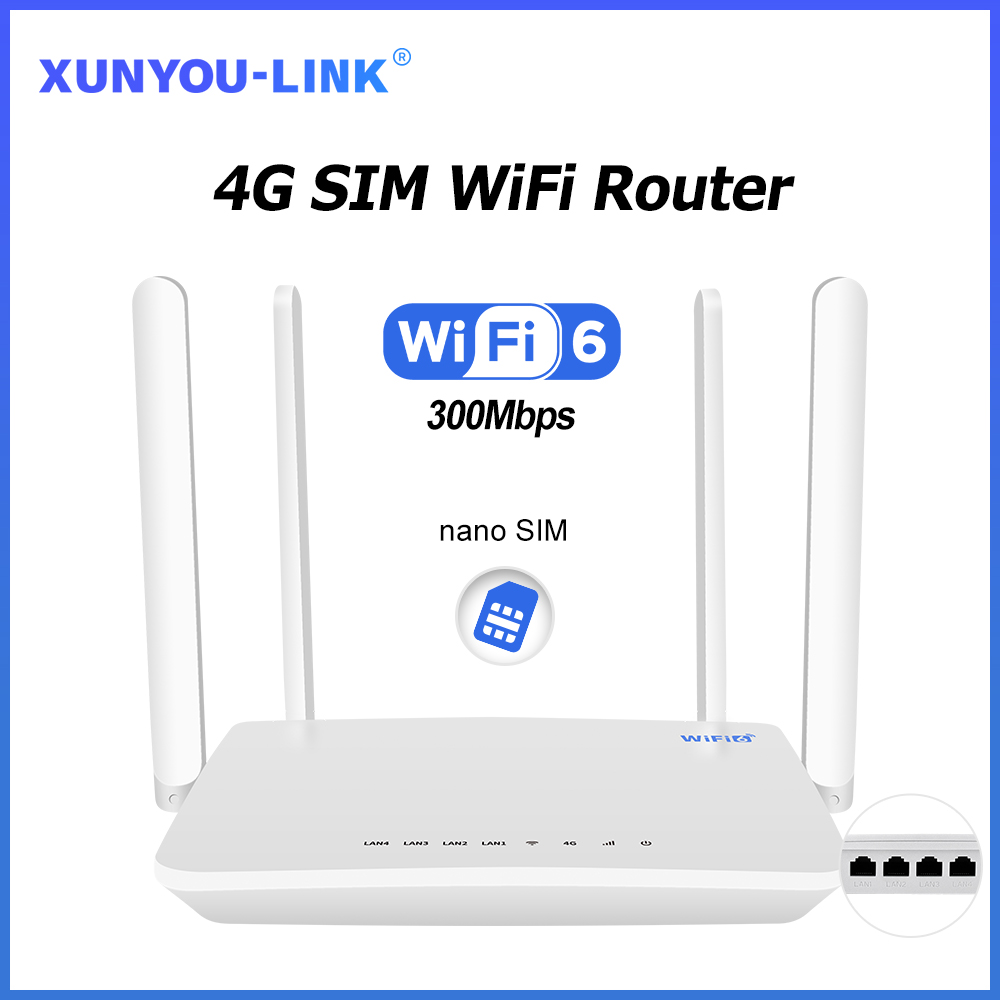 XUNYOU-LINK Router WiFi SIM 4G - 4G Lte Router Sim ulasan dan harga
