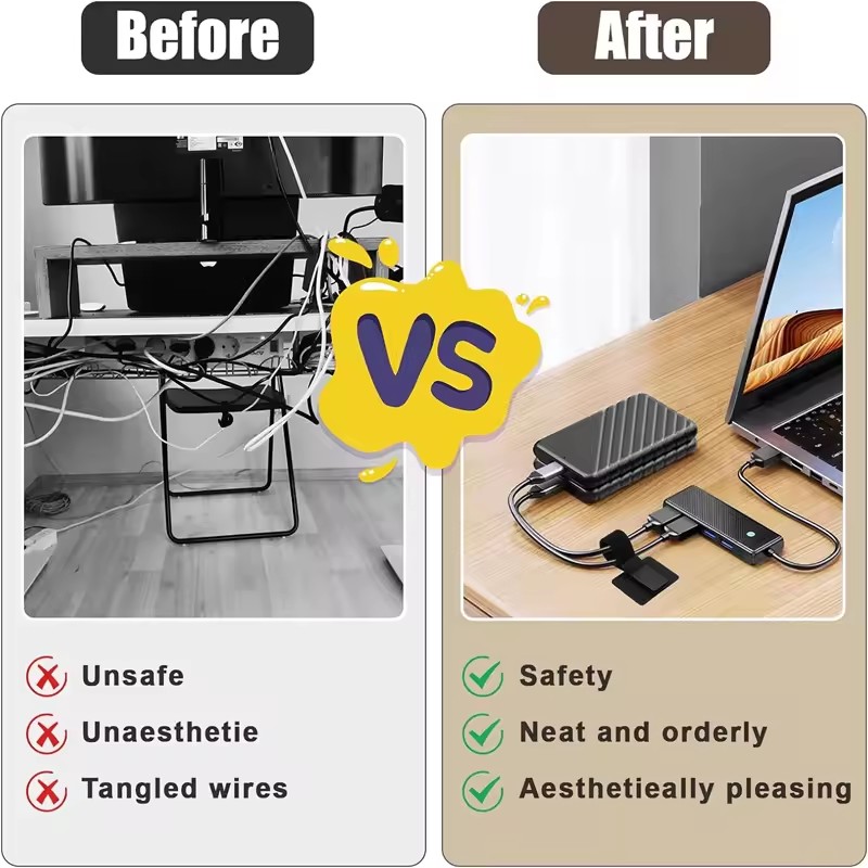 Penahan Kabel di Bawah Meja, P - Office Tech Gadgets ulasan dan harga