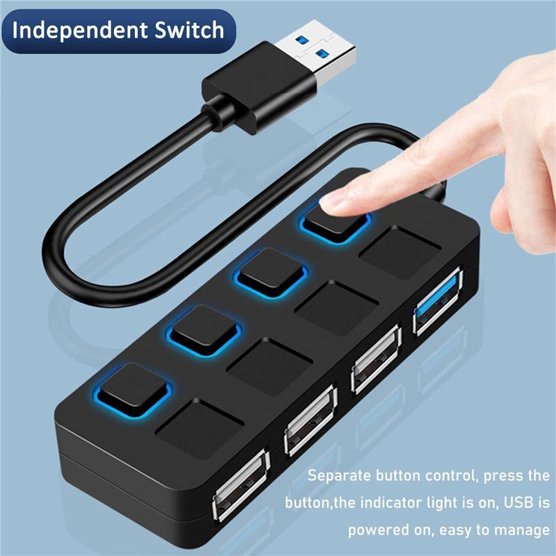 AAAE 4 Port USB 3.0 Hub dengan - Multi Port Usb Hub ulasan dan harga